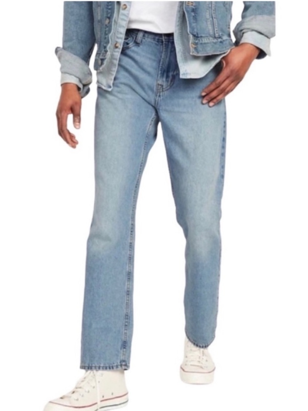Old Navy Light Wash Straight Fit Jeans Size 30